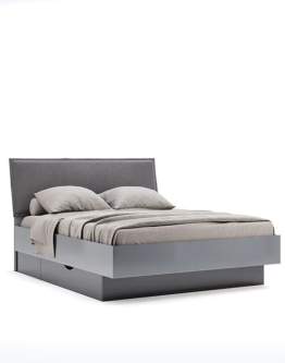 Łóżko do sypialni tapicerowane z szufladami 160x200 cm Teo (TO-36-AG)