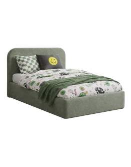 Pojedyncze łóżko młodzieżowe Mateo (20) 90x200/120x200 – tapicerowane z pojemnikiem