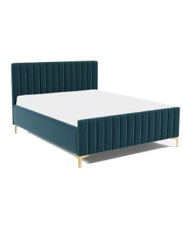 Łóżko tapicerowane Typ 25 standard na wysokich nóżkach 140/160/180x200 cm