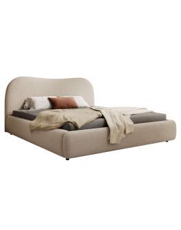 Nowoczesne łóżko tapicerowane Rosario (10) 140/160/180 z pojemnikiem