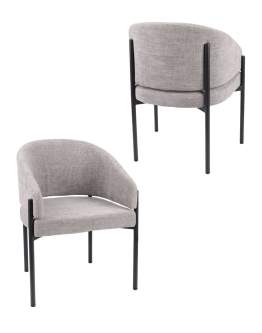 Židle do jídelny Lugano, šedé