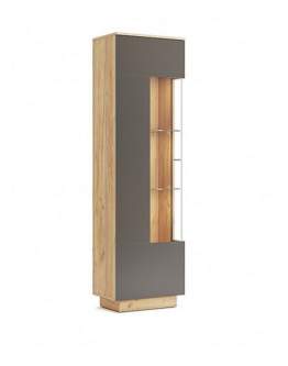 Kredens do salonu prawy witryna Luna LED LN-111-LV