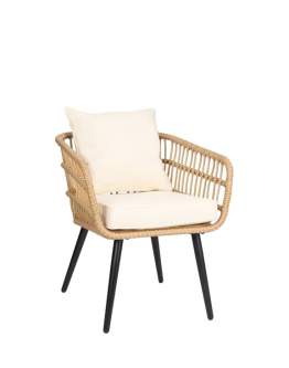 Krzesło ogrodowe Madera, beżowe (2893) - OUTLET