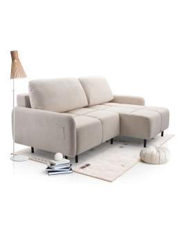 Mały narożnik 208 cm Tiko z funkcją spania - prawy lub lewy