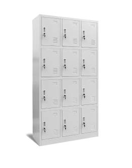 Dulap Martin gri (90x185 cm)