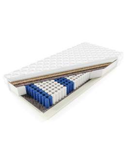 Materac kieszeniowy Zoe H3 19 cm – kokos, lateks, 7 stref komfortu - 80/90/120/140/160/180