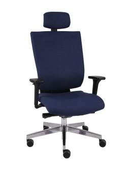 Fotel MaxPro BT HD Chrome Tkanina Hygge HG03 (3034) - OUTLET