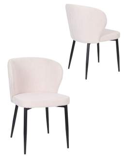 Jedálenská stolička Meg Black, béžová