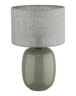 Lampa stołowa z abażurem Melody Olive (16183)
