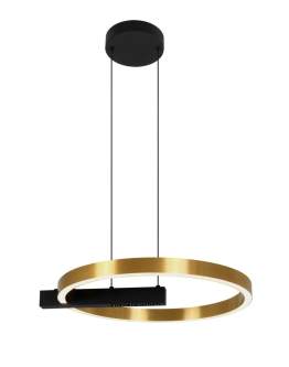 Lampa LED złoty okrąg 40 cm Metis K-8232