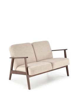 Dvoumístná pohovka do obývacího pokoje Milano 2S, retro, béžová