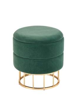 Taburet cu depozitare Minty verde