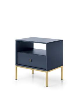 Noční stolek Mono tmavě modrý (MS54)