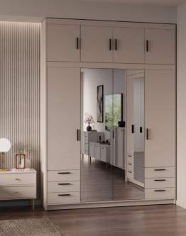 Nadstawka do szafy Elena 4D Beż Piaskowy BP04