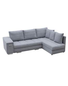 Narożnik Arni Kinas z barkiem i funkcją spania 244 cm