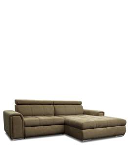 Narożnik rozkładany pikowany z ruchomymi zagłówkami Vesta