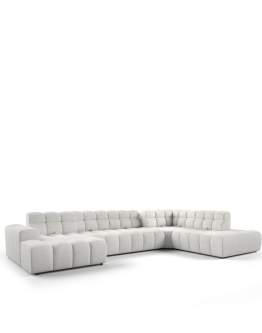 Narożnik U pikowany chmurka Bello