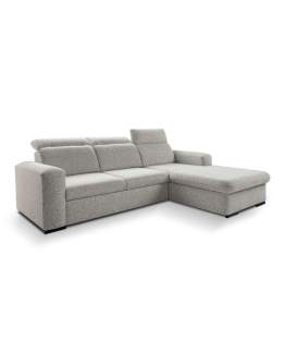 Nowoczesny narożnik z regulowanymi zagłówkami Denver