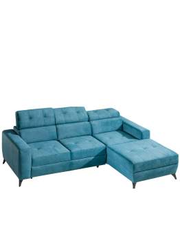 Narożnik z zagłówkami z funkcją spania Portland