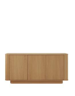 Comodă cu 3 uși Navan, stejar natural (160 cm)