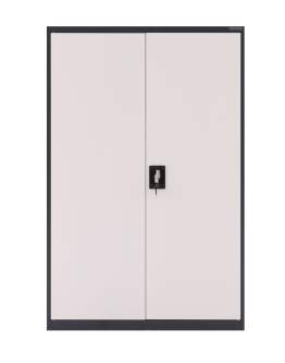 Dulap metalic Preston Antrachite-White