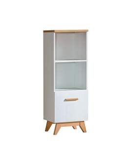 Niski regał słupek z szafką Sven SV7