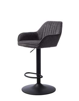 Barová stolička Nolan, otočná, s nastaviteľnou výškou, sivá (50830001)