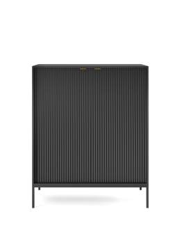 Comodă înaltă Nova neagră