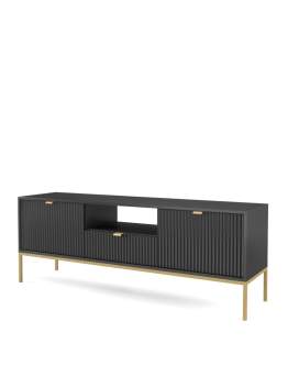 Szafka RTV Nova czarna/złota (RTV154)
