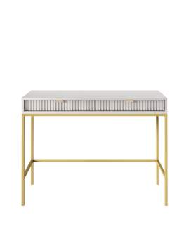 Toaletka Nova (T104), konsola do przedpokoju, grey/gold