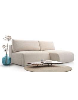 Nowoczesny narożnik rozkładany z funkcją spania Milena 223 cm