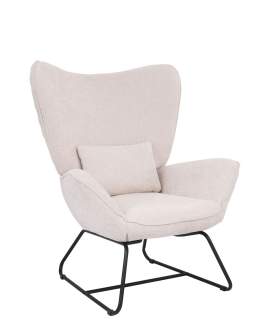 Fotel wypoczynkowy Nuvio, jasnobeżowy