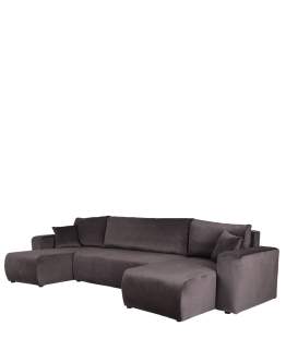 Narożnik z funkcją spania, rozkładany Orion w kształcie litery U, gładki