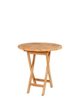 Stół ogrodowy Oviedo Ø70 cm z drewna tekowego (7501100)