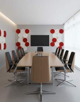 Panel akustyczny ścienny Silence Round 35×35 cm