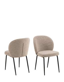 Krzesło do jadalni Patricia, beżowe (97828)