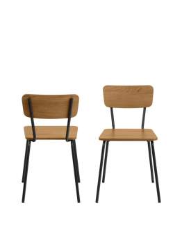Jídelní židle Peru (08110) dub/černá