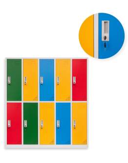 Szafa socjalna skrytkowa ubraniowa do szatni Peru Color