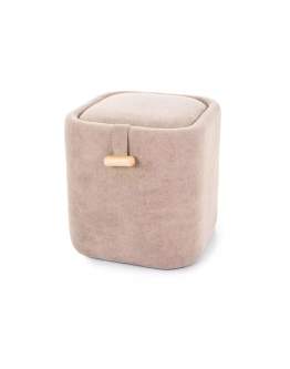 Taburet cu spațiu de depozitare și blat Nap, bej închis