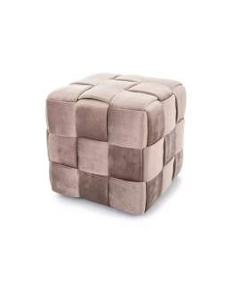 Taburet Casel Velvet bej închis