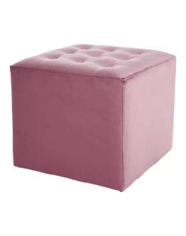 Taburet Lori Velvet, roz