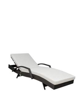 Leżak ogrodowy Redondo, czarny (80200001)