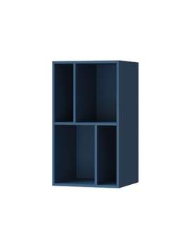 Otwarty wiszący regał niebieski 45 cm (Lorin 13 kaszmir/błękit)