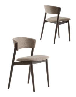 Scaun de dining Revere, stejar închis