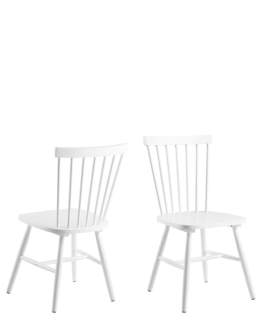 Dřevěná jídelní židle Riano (95790), bílá