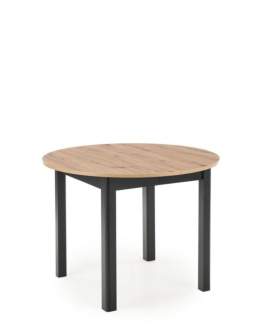 Masă extensibilă Ringo, stejar artizanal/negru