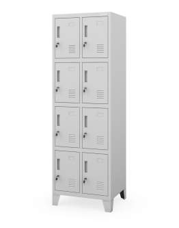 Metalowa szafa socjalna skrytkowa Robert 2 plus (1957)