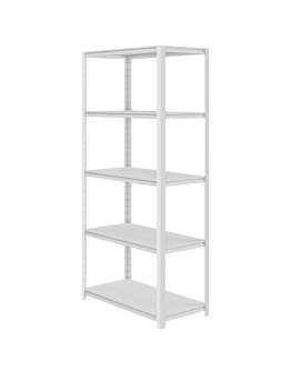 Regał metalowy garażowy SAM: szary (1833)