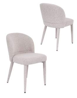 Jídelní židle Serena, béžová, čalouněná