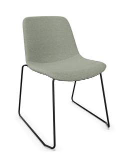 Sitari krzesło ramowe tapicerowane CFS na płozie